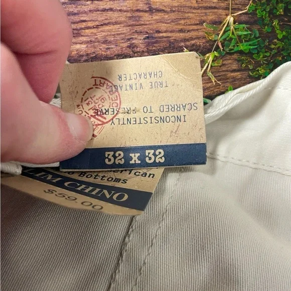 Vintage Genes chinos new with tags 32x32 - Picture 4 of 9
